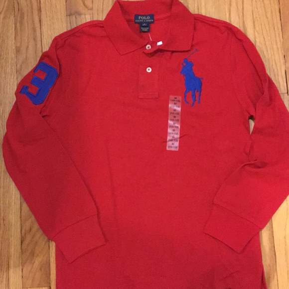 polo ralph lauren boy long sleeve shirt